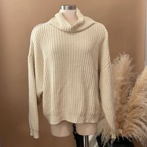 Free People Cable Knit Sweater